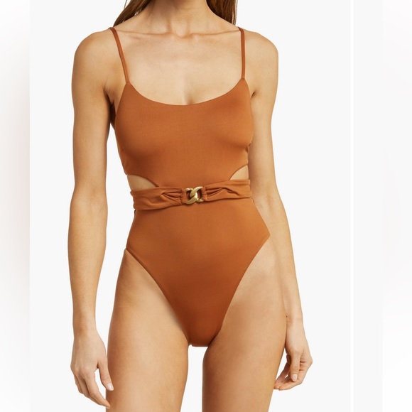 Vitamin A Other - Vitamin A NEW Lux Link Belted One Piece Swim